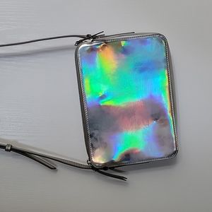 Banana Republic Holographic Crossbody Tote Patent Leather
